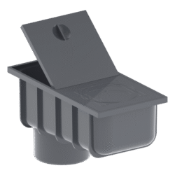 Osadnik rynnowy But PVC grafit RAL 7016 KROP