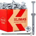 Kołki rozporowe szybkiego montażu 10x180mm 50 sztuk KLIMAS