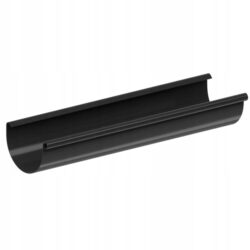 Rynna PVC fi 130 2 metry czarny RAL 9005 KROP