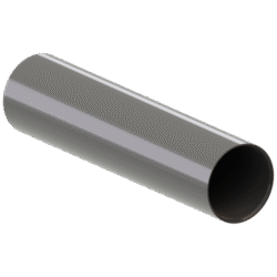 Rura spustowa rynny PVC Ø90mm 2 metry grafit RAL 7016 KROP