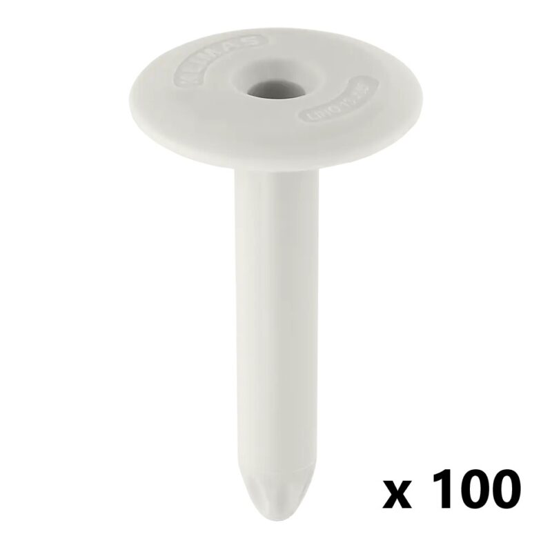 Tuleja tworzywowa do mocowania izolacji dachu płaskiego LINO 13x235mm 100 sztuk KLIMAS - obrazek 5