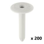 Tuleja tworzywowa do mocowania izolacji dachu płaskiego LINO 13x185mm 200 sztuk KLIMAS - obrazek 5