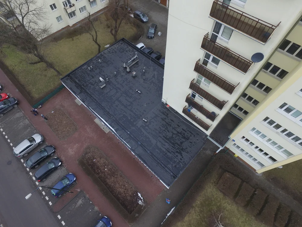 renowacja dachu płaskiego - Spółdzielnia Mieszkaniowa Zachód